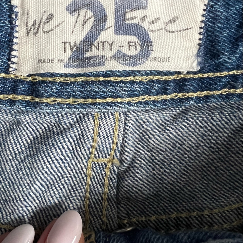 Distressed Blue Jeans - Picture 9 of 10
